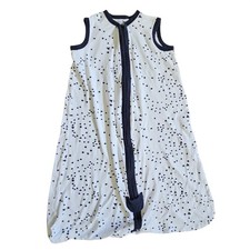 Burt's Bees Baby Organic Cotton Sleep Sack Wearable Blanket Navy Stars Medium