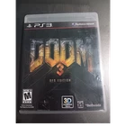 Bethesda Doom 3 BFG Edition PS3 Shooter Action M Rated 3D w/ Manual & Case