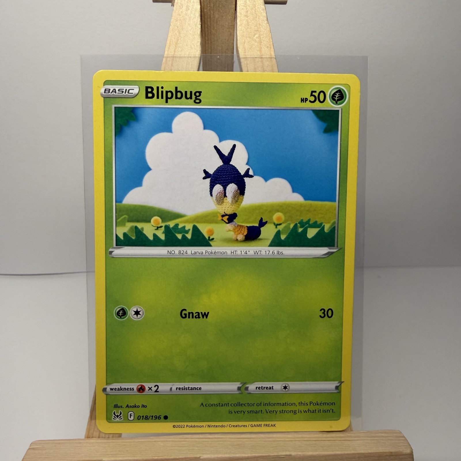 Blipbug 18/196 Lost Origin Pokemon TCG