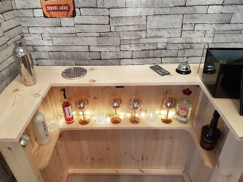 Vegas style cocktail bar mancave home bar drinks bar summerhouse - Picture 8 of 10