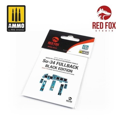 Su-34 Fullback Black Edition (for Kitty Hawk kit) / 1:48