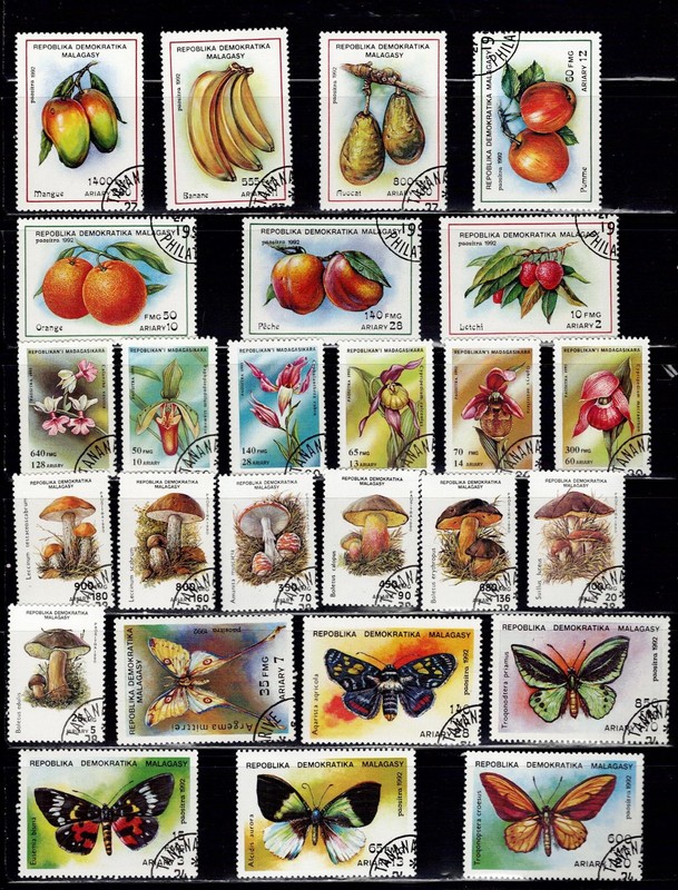 Malagasky Collection of 26 Flora Butterfly Topicals Used