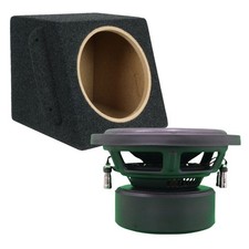 Subwoofer f�r BMW 3er E36 Cabrio Kove Audio One8 D2 20cm Bass + Auto Geh�use