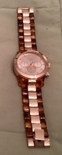 Reloj de pulsera Aeropostale oro rosa para mujer en estado de funcionamiento talla pequeña de muñeca