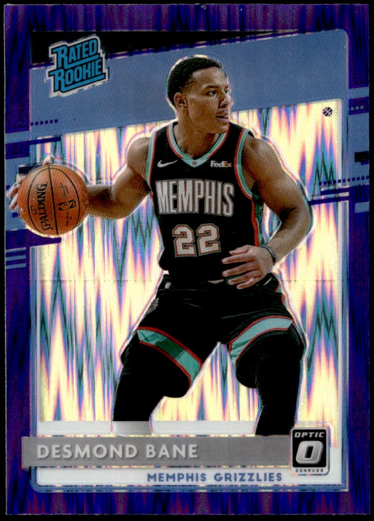 2020-21 Donruss Optic #180 Desmond Bane Hyper Pink Rated Rookie E1