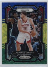 2023-24 Panini Prizm Choice Blue Yellow & Green Prizm Alperen Sengun #20 0w77