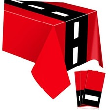 Sheets Car Birthday Party Supplies Racing Party Decorations Road 3 Red