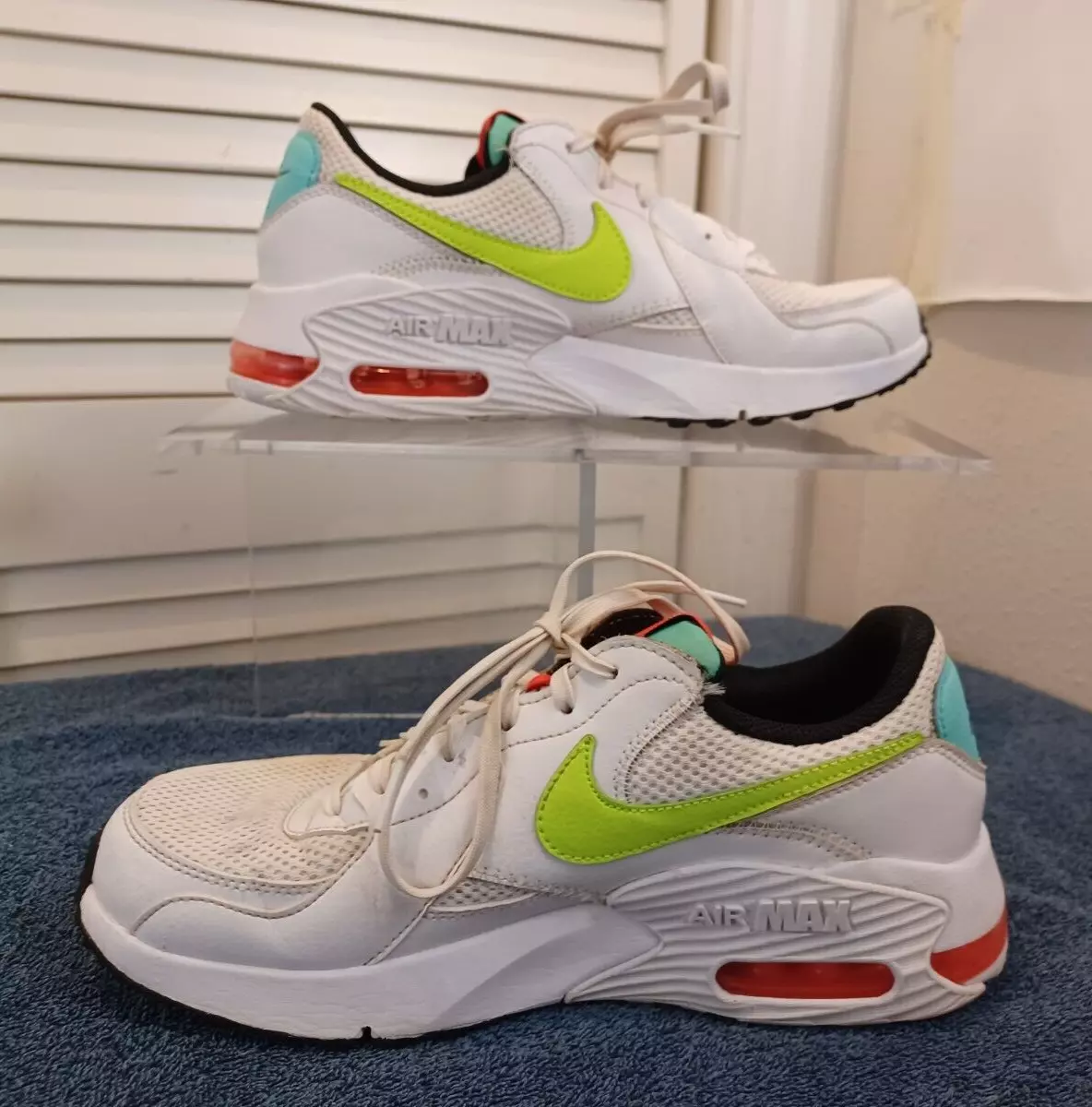 Air max 9 white pink green sale