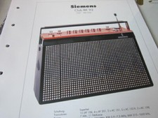 radio Archiv N 03 Schaltplan Siemens Club RK 92, 1967