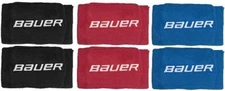 Bauer Hockey Slash Protection 4" Wrist Guards, 2 Pack - Black, Red or Blue