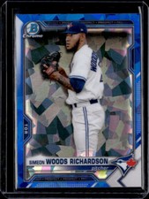 2021 Bowman Chrome Sapphire #BCP-95 Simeon Woods Richardson  Sapphire