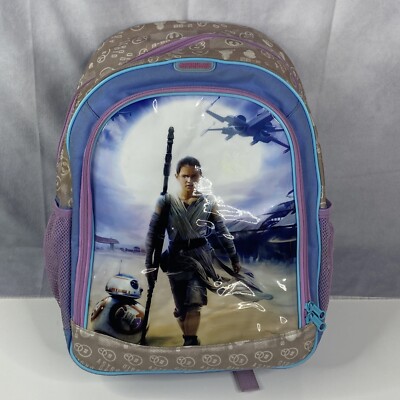 American Tourister Star Wars Rey Travel Backpack School Book Bag 16" HTF  RARE | eBay