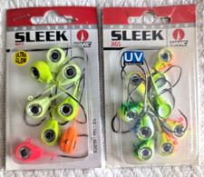 VMC Pro Series Sleek Jig 1/2 oz UV Bright & Ultra Glow 14g Combo