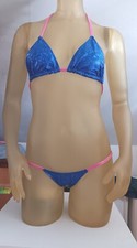 Exotic dancewear  Stripper Outfit Small 2 PIECE Bikini Set