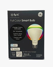 GE Lighting Full Color Smart Bulb, LED BR30, C by GE, Dimmable with app, Change