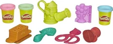 Play-Doh Growin' Garden Toy Gardening Tools Set for Kids with 3 Non-Toxic Colors