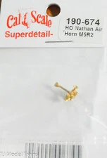Cal-Scale HO #674 Nathan Air Horn M5R2 (Brass Casting) 1:87th Scale