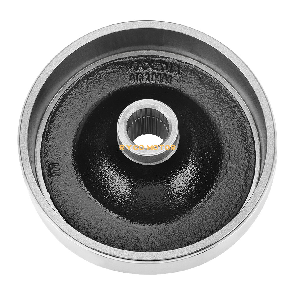 Rear Brake Drum Hub & Shoe for Yamaha Wolverine 350 Grizzly 350 YFM350 2006-2014