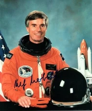 ULF MERBOLD signed autographed 8x9 NASA ASTRONAUT photo