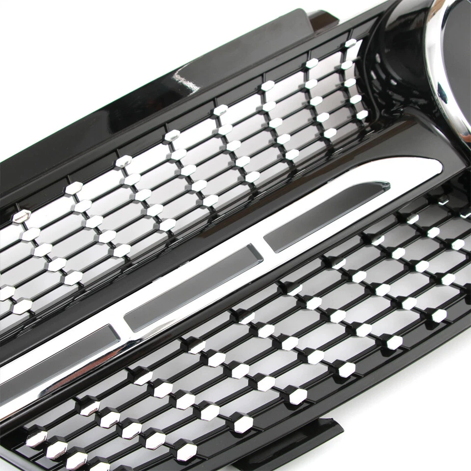 Front Grille Grill For 2005-2008 Mercedes Benz W164 ML350 ML320 ML500 W/Emblem - Image 4 of 4
