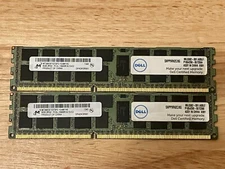 Gently Used Micron/Dell 16GB, Ram Kit PC3L-10600R-09-13-E2