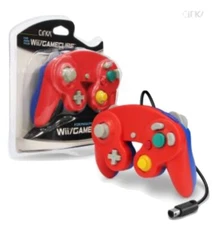 NEW CirKa (Red/Blue) Mario Colored Controller for Nintendo Wii or GameCube
