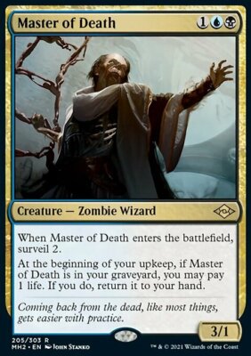 MTG Magic the Gathering Master of Death (205/632) Modern Horizons 2 LP