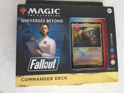 MAGIC THE GATHERING UNIVERSES BAYOND FALLOUT COMMANDER DECK NEU!