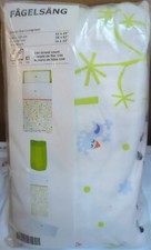 Ikea Fagelsank Crib Duvet Cover Set Baby Abstract Animals 702.342.46