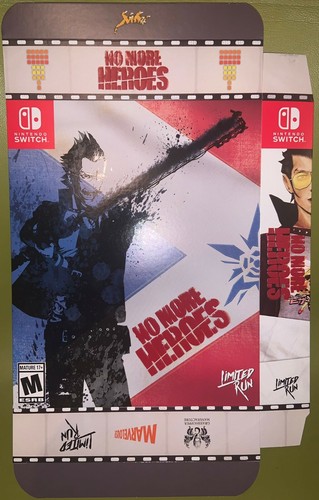 ¤¤RAR¤¤ NO MORE HEROES COLLECTOR - Plus 2 Karten - Switch - Neu - Limited Run - Bild 5 von 6