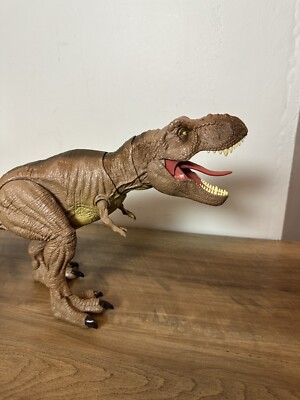 新品！ROKR T-REX Jurassic Park World T Rex Electronic Roar Sound 21” Toy Huge