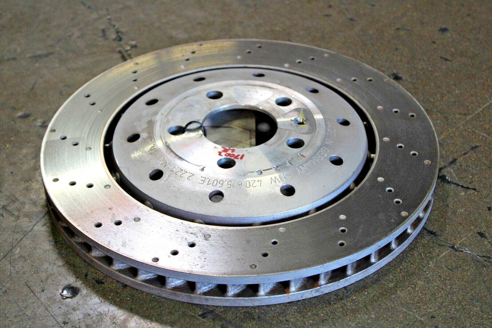 Lamborghini Gallardo LP560, 570, Rear Brake Rotor, Steel Disc, P/N 420615601E