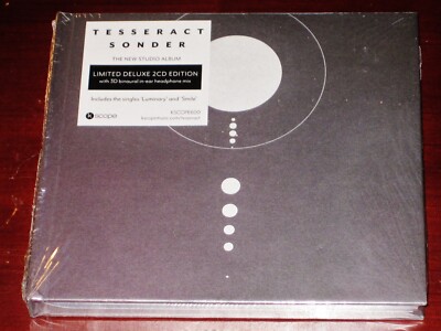 TesseracT: Sonder - Limited Deluxe Edition 2 CD Set 2018 KScope EU Digibook NEW