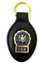 1 NEW   DEA  PBA LEATHER KEY CHAINS LIKE CEA LBA SBA PBA