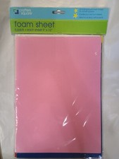FOAM SHEET  9" x 12" 6-Pack from Crafters Square / New  Sealed