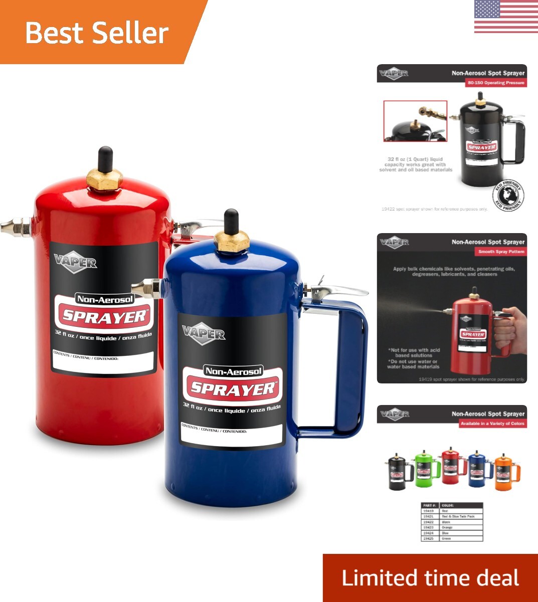 2-Piece Spot Spray Non-Aerosol Sprayer Set