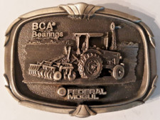 belt buckle BCA Bearings Federal Mogul tractor 3.5" long by Great American
