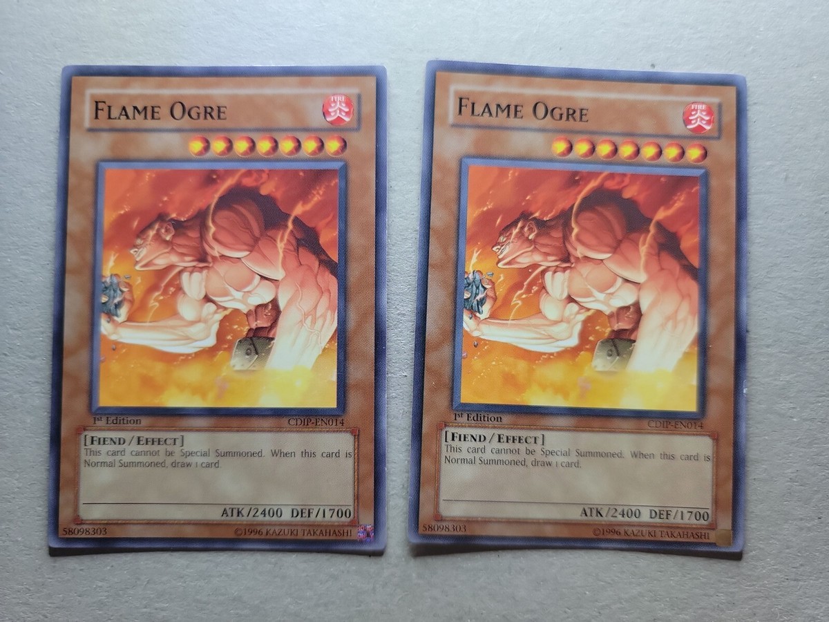 2x Flame Ogre - CDIP-EN014 - 1st Edition - YuGiOh-LP | eBay