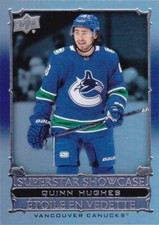 21/22 TIM HORTONS..QUINN HUGHES..SUPERSTAR SHOWCASE..CANUCKS..FREE COMBINED SHIP