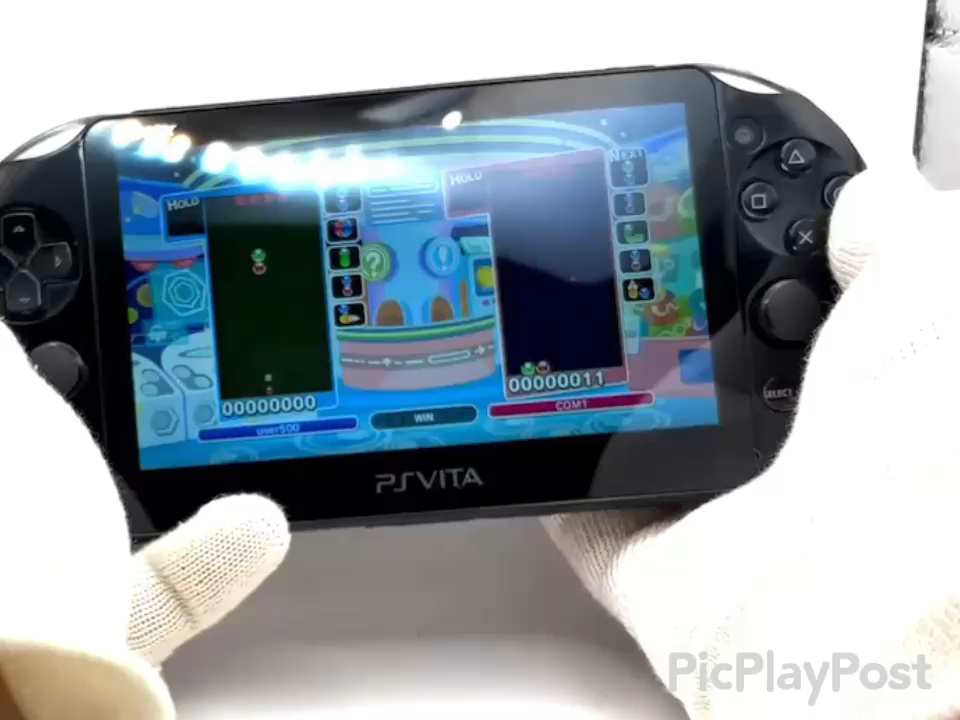 PSvita  PCH-2000　T-Rise SONY PS Vita PCH-2000 black With 8GB USB Charge PUYOPUYO