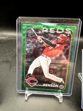 2024 Topps Series 2 Will Benson Green Foil SP #386 345/499 Cincinnati Reds