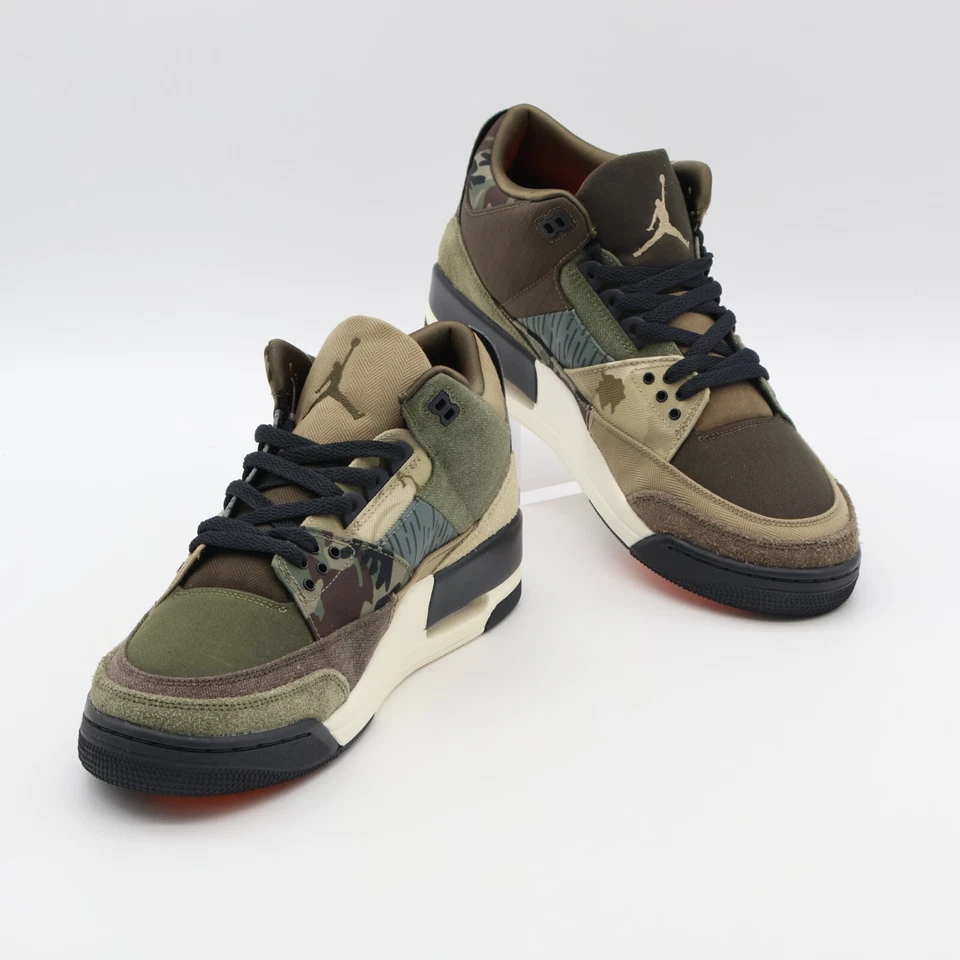 DO1830-200 Nike Air Jordan 3 Retro Patchwork Dark Hazel Camo Khaki Green (Men's) - Image 4 of 4