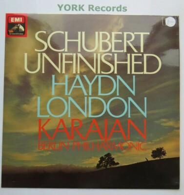 ASD 3203 - SCHUBERT - Unfinished Symphony KARAJAN Berlin PO - Ex Con LP Record