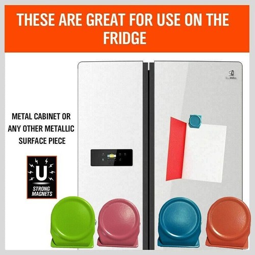 2025 Magnetic Clips Fridge Strong Magnet Metal Clamp Note Photo Hanger Holder - Picture 6 of 17