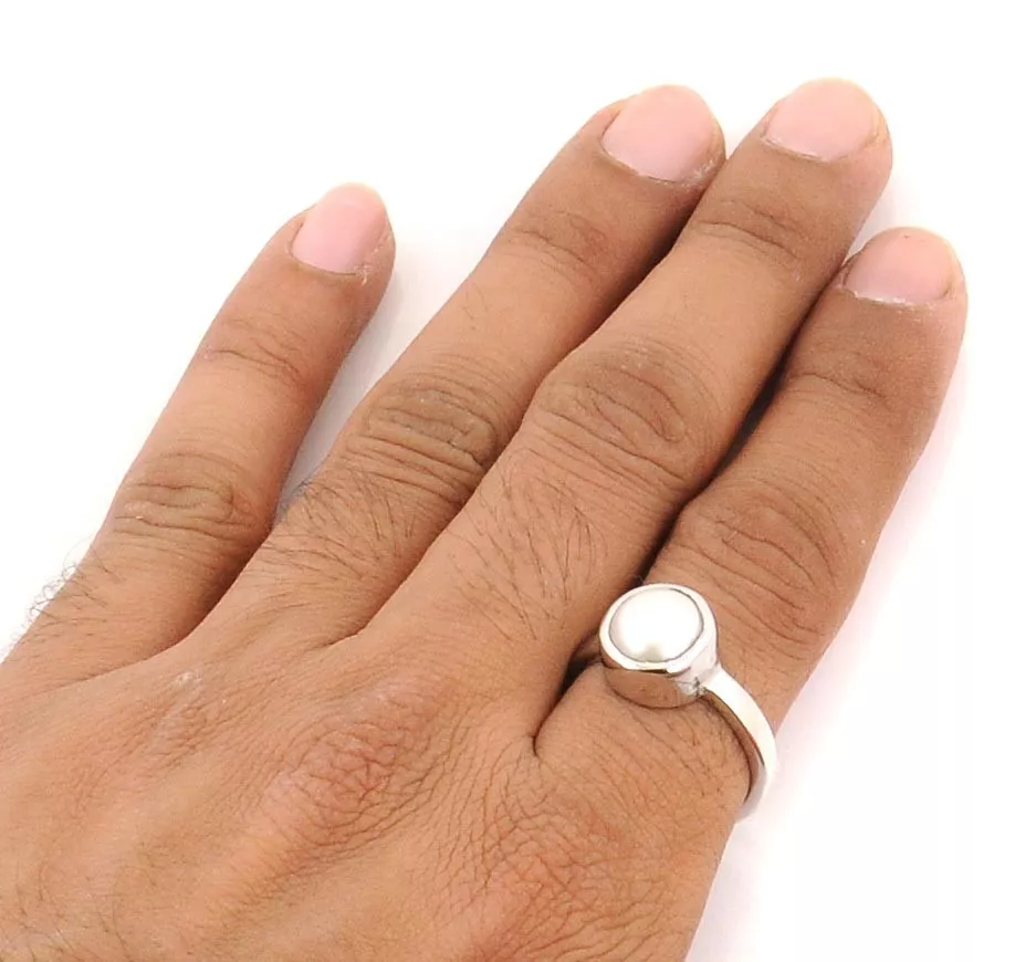 Pearl (Moti)- Ring - Find My Peace | Astrology, Vedic Astrology, Indian  Astrology