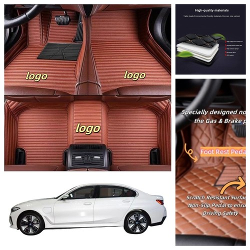 Blue Carpet Floor Mat Set – For Fiat 500, Bravo, Grande Punto, Evo, Panda & Stilo (4-Piece)