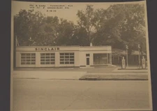 *Original* 1955 Sinclair Oil Co. Photograph - Tuscaloosa,  AL Gas Station  ae