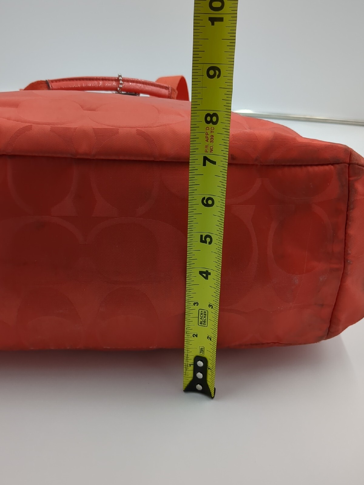 COACH Signature C Convertible Nylon Diaper Bag Baby T… Gem