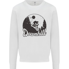 Downhill Mountain Biking Cycling MTB Bike Kids Sweatshirt Jumper