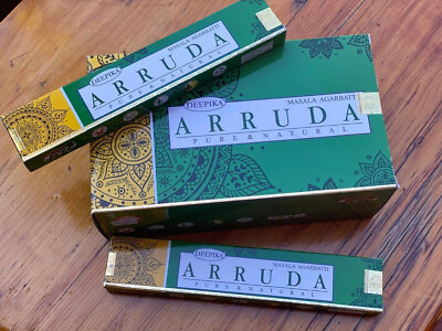 Deepika Masala Incense Sticks Hand Rolled Natural Arruda Fragrance Agarbati 180g